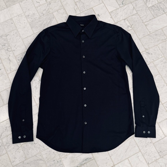 THEORY Sylvain ND Button Up Shirt - NWT - Picture 4 of 10